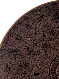 16 Japanese Black and Blue Ground Cloisonné Vessels