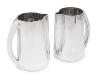 A Pair of Elsa Peretti for Tiffany and Co. Italian Silver Pitchers