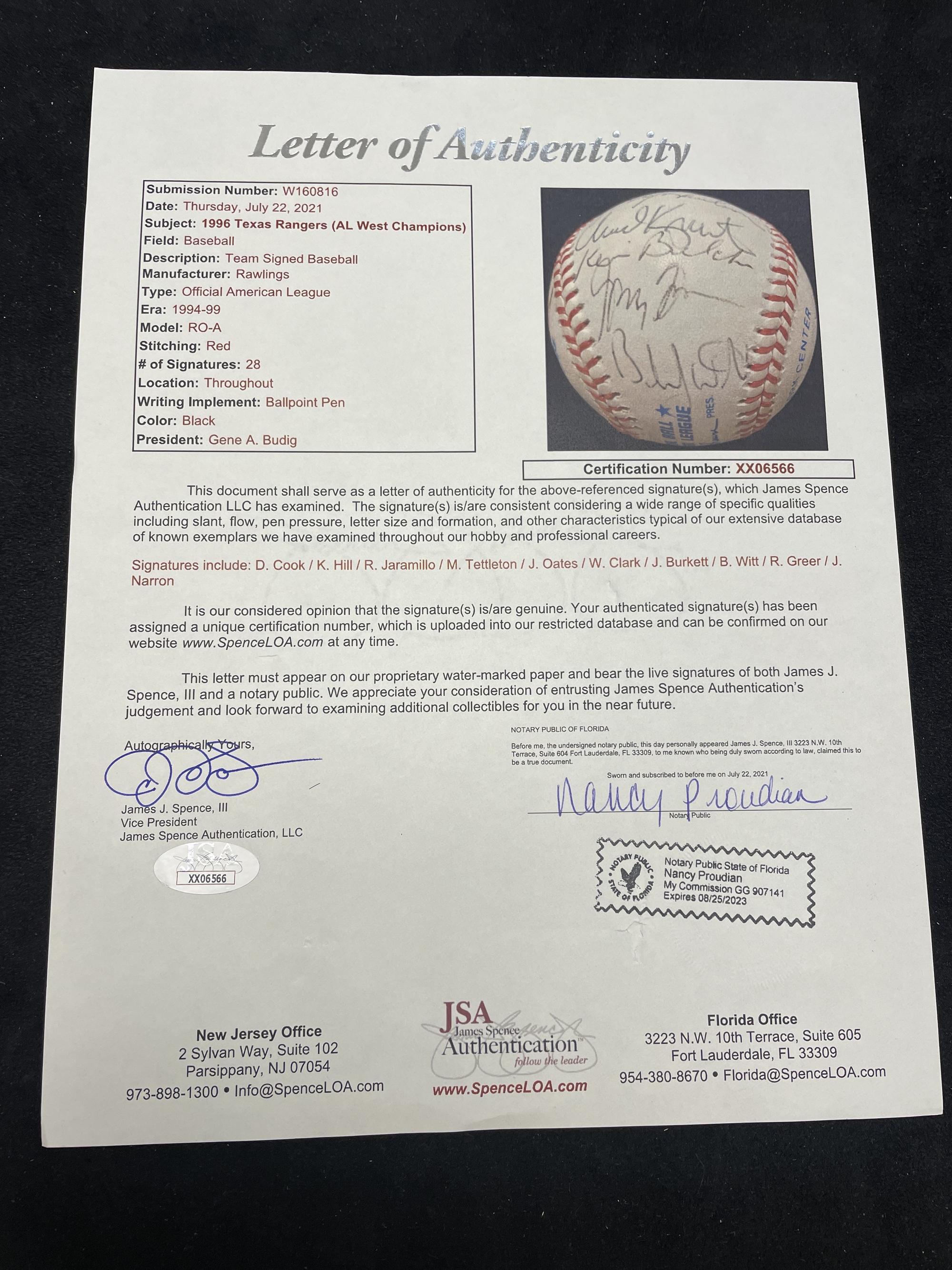 A Large Group of Assorted 1970s-90s Texas Rangers Team Signed Autograph Baseballs