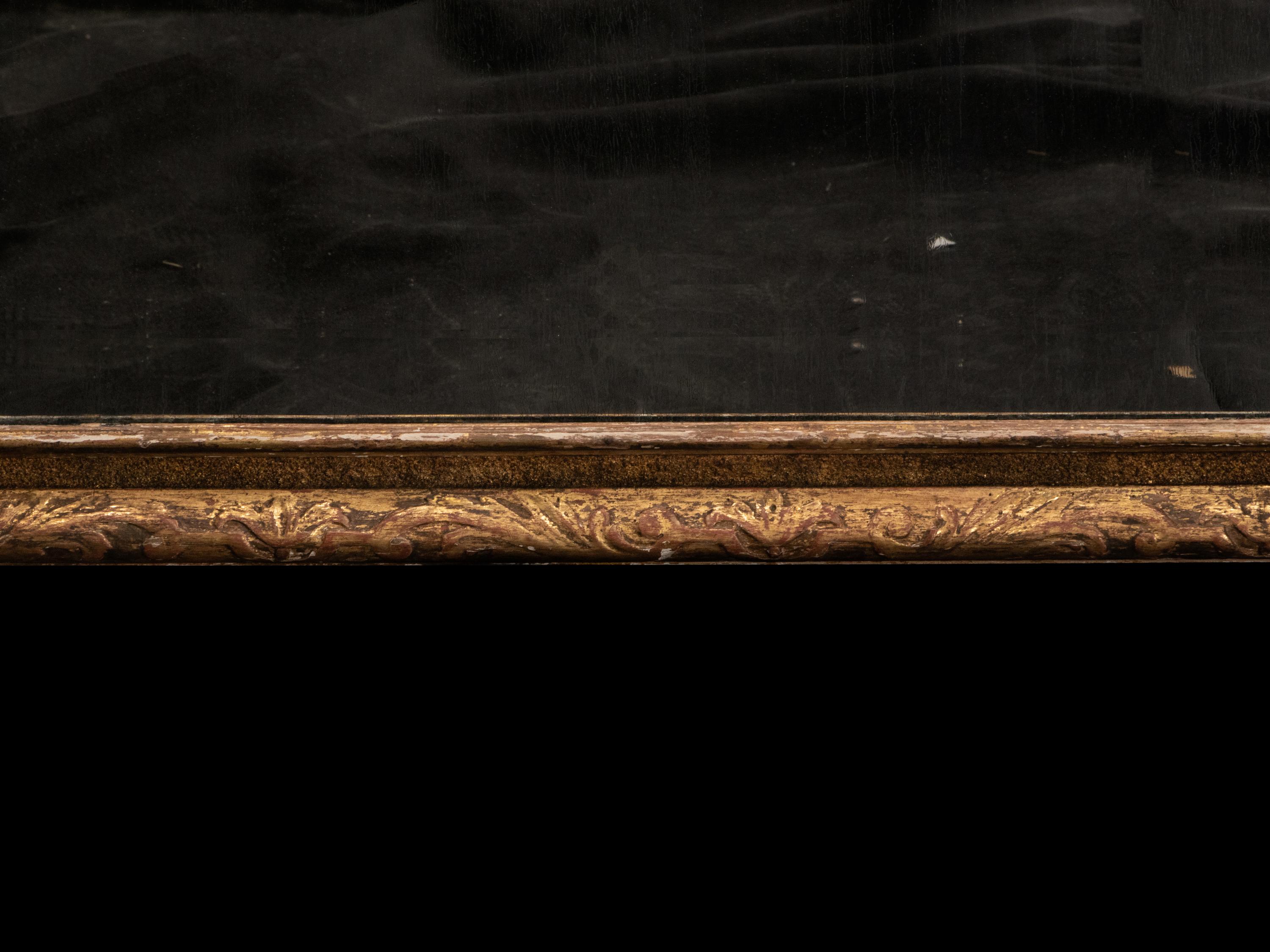 A Pair of George I Style Giltwood Pier Mirrors