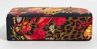 A Gianni Versace Silk Shell Print Ornate Shoulder Bag, 9.25" x 6.5" x 2.75"; Strap drop: 20.5".