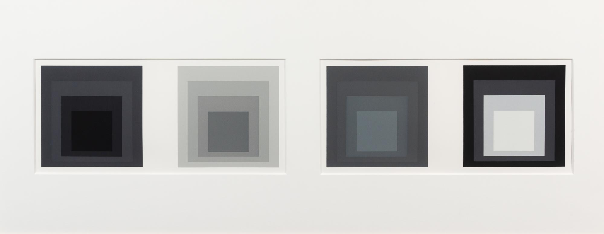 Josef Albers, (American/German, 1888-1976), Homage to the Square from Formulation: Articulation, 1972 (a group of six works)