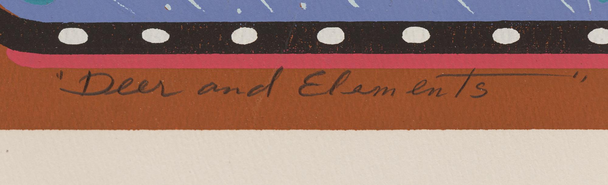 Two Works: Deer and Elements I and Deer and Elements II