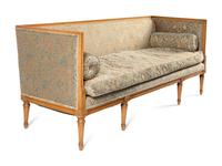 A Louis XVI Style Beechwood Settee
