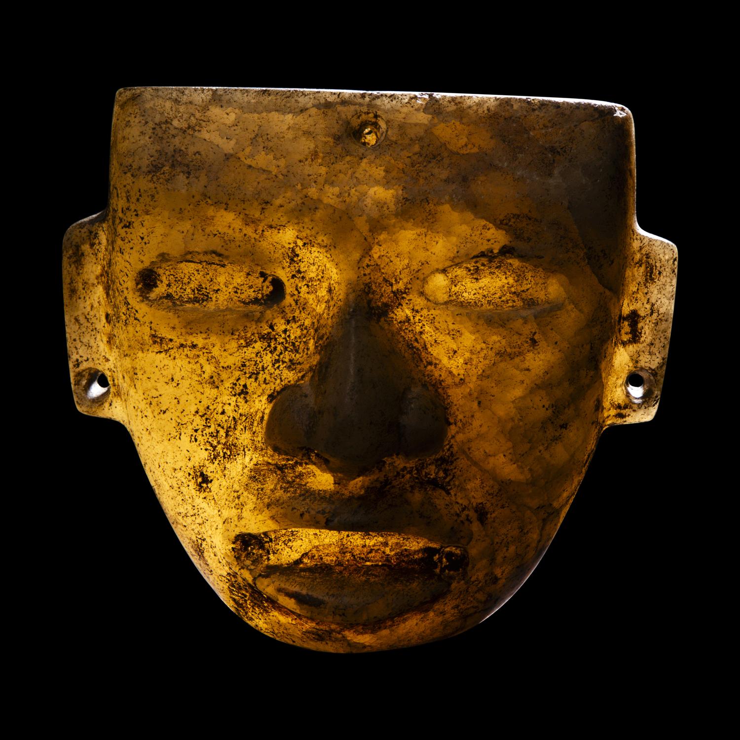 A Teotihuacan Travertine Mask