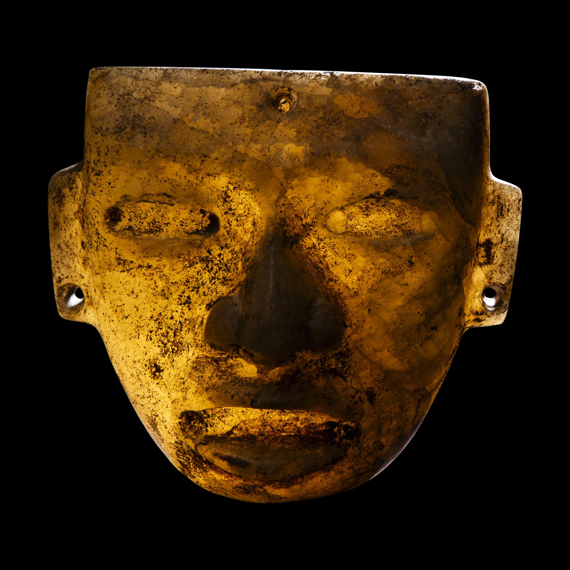 A Teotihuacan Travertine Mask