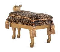 An Egyptian Style Cat-Form Stool