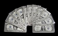 A Group of Fifty United States 1957 $1 Silver Certificates
