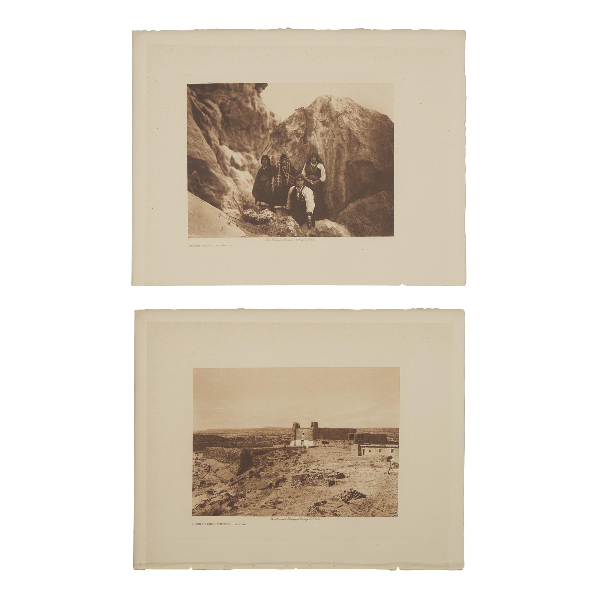 [Native-Americana] Curtis, Edward S. Group of 2 photogravures