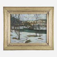 Walter Elmer Schofield (American, 1867–1944) River in Snow