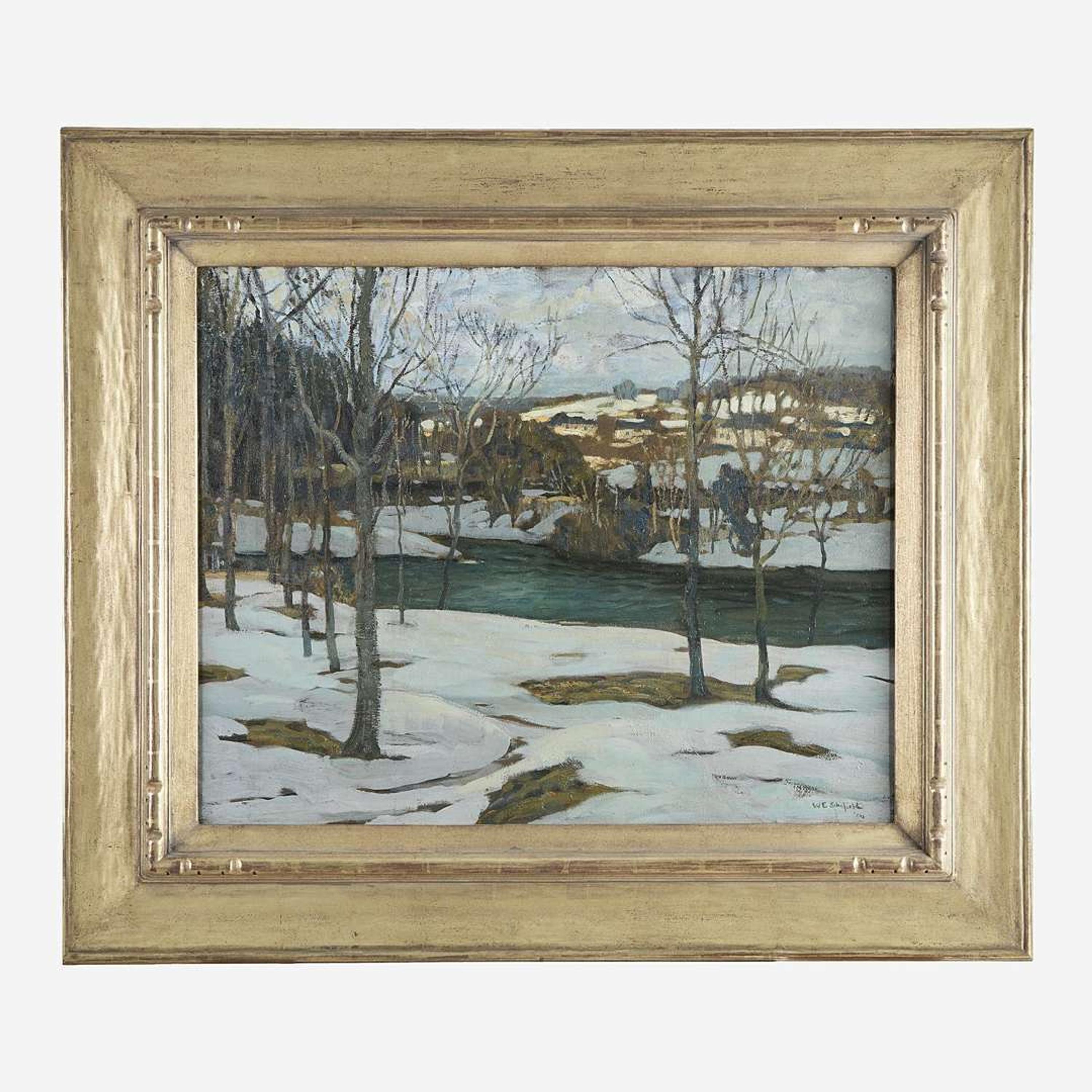 Walter Elmer Schofield (American, 1867–1944) River in Snow
