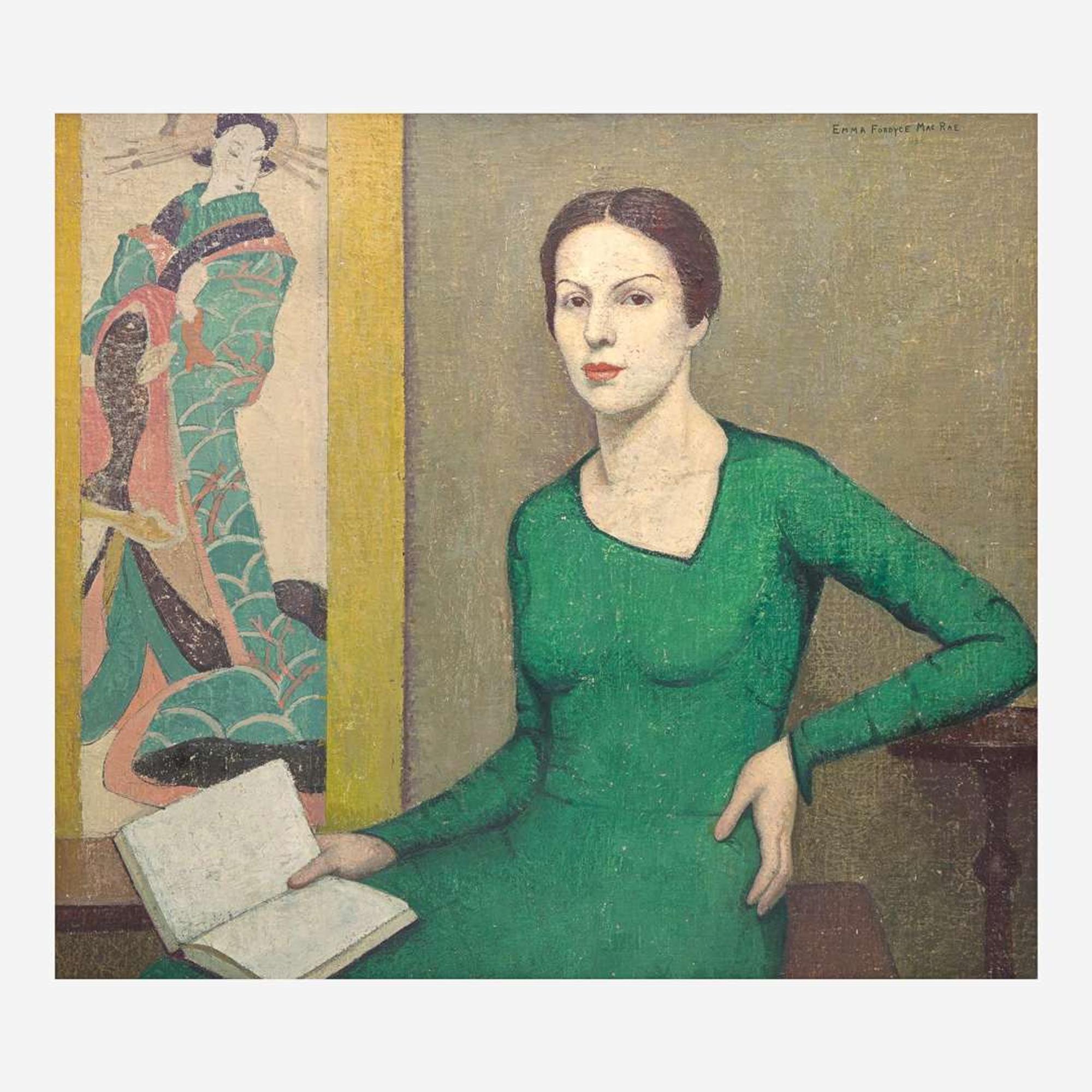 Emma Fordyce MacRae (American, 1887–1974) Melina in Green