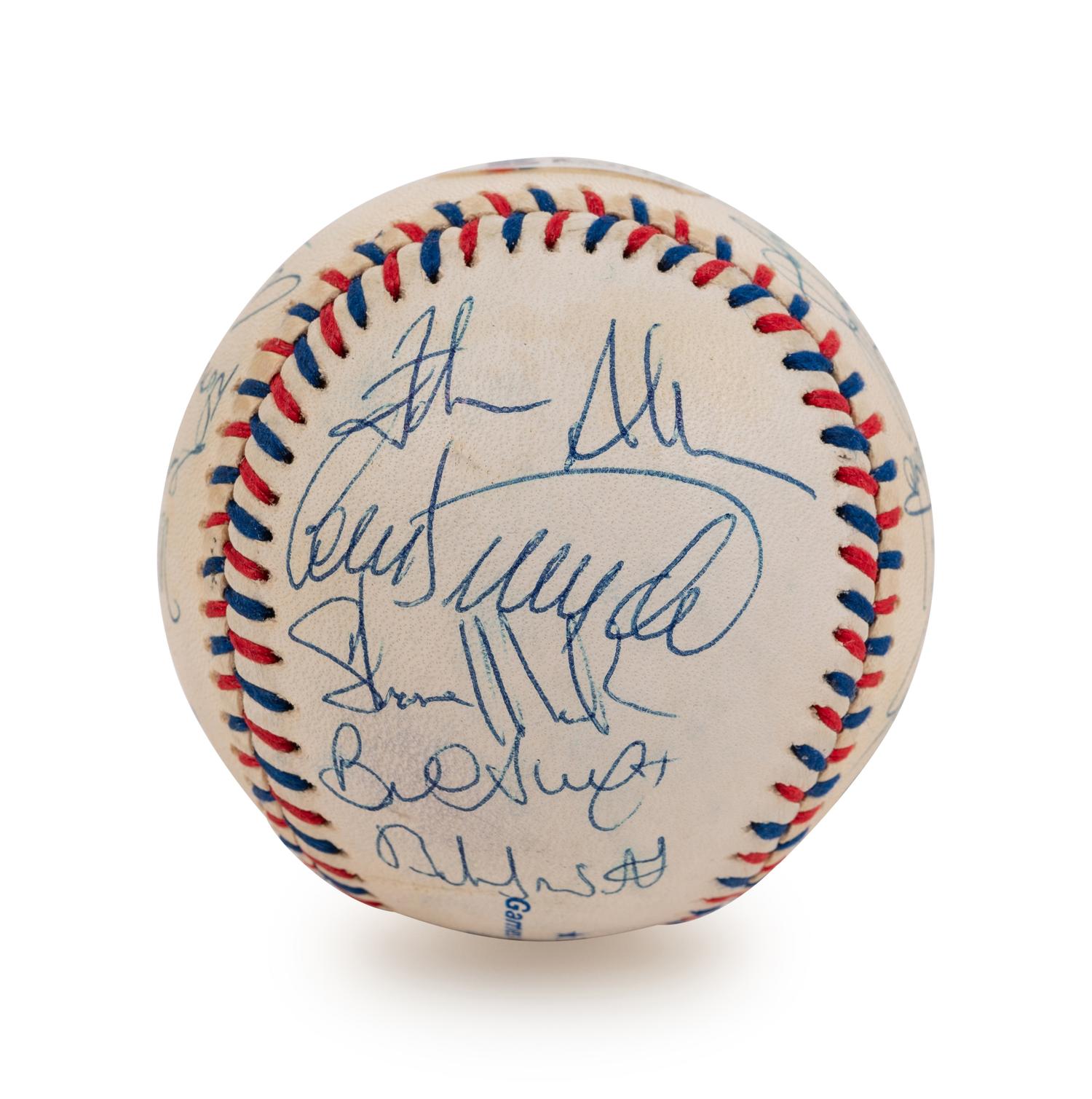 A 1984 United States Olympic Team Signed Baseball Including Mark McGwire (BAS Beckett Authentication Services Certified),