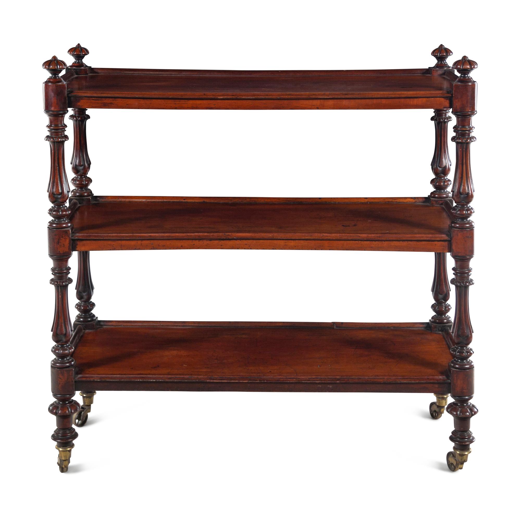 A William IV Mahogany Étagère