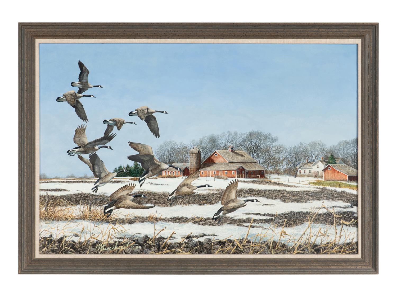Geese in Flight, 1984