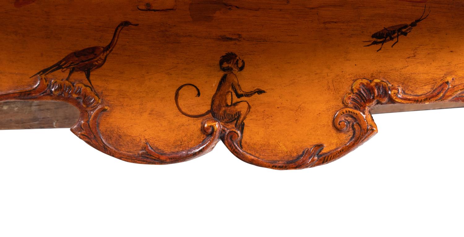A Pair of Painted Console Tables