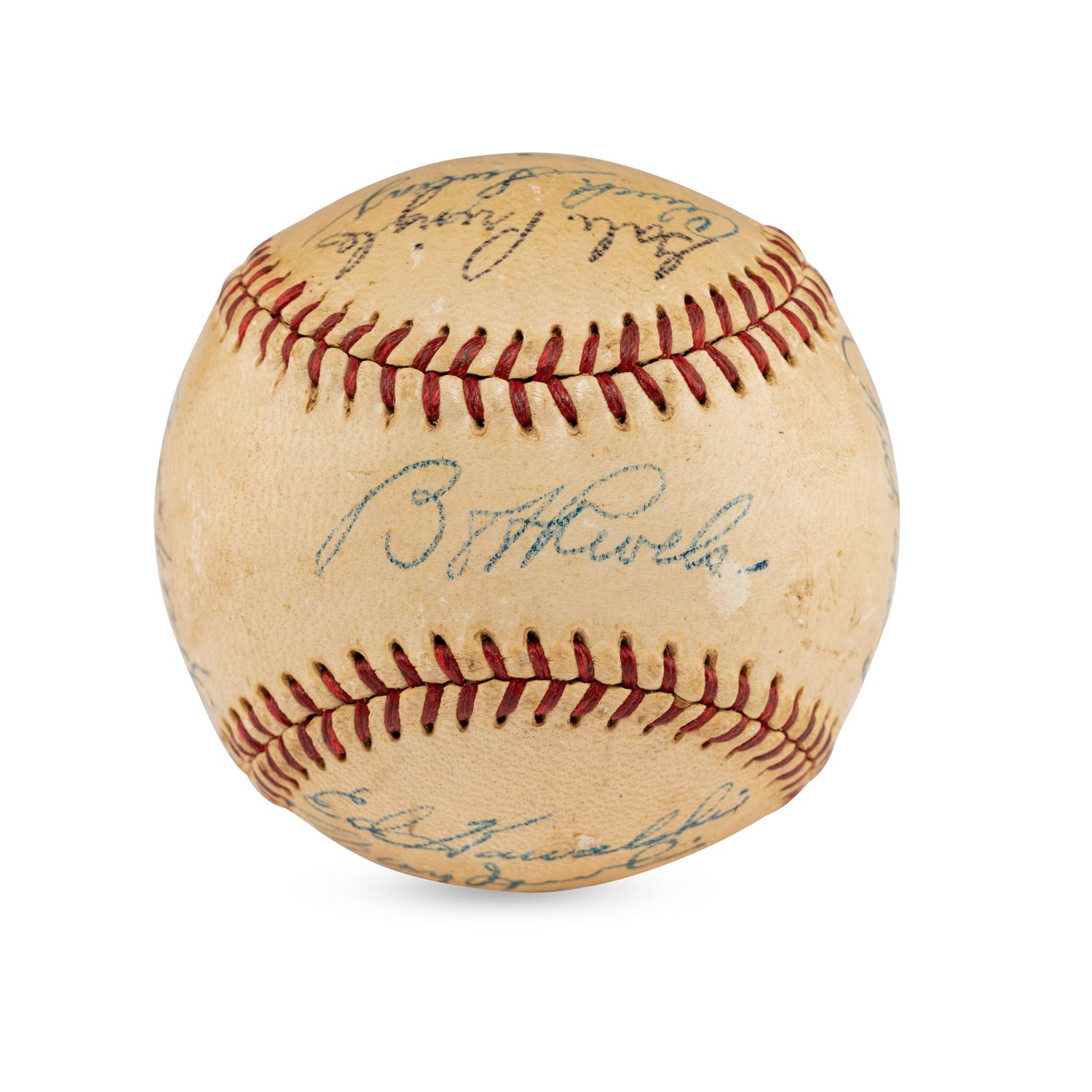 A 1948 Beaumont Exporters Team Signed Autograph Baseball