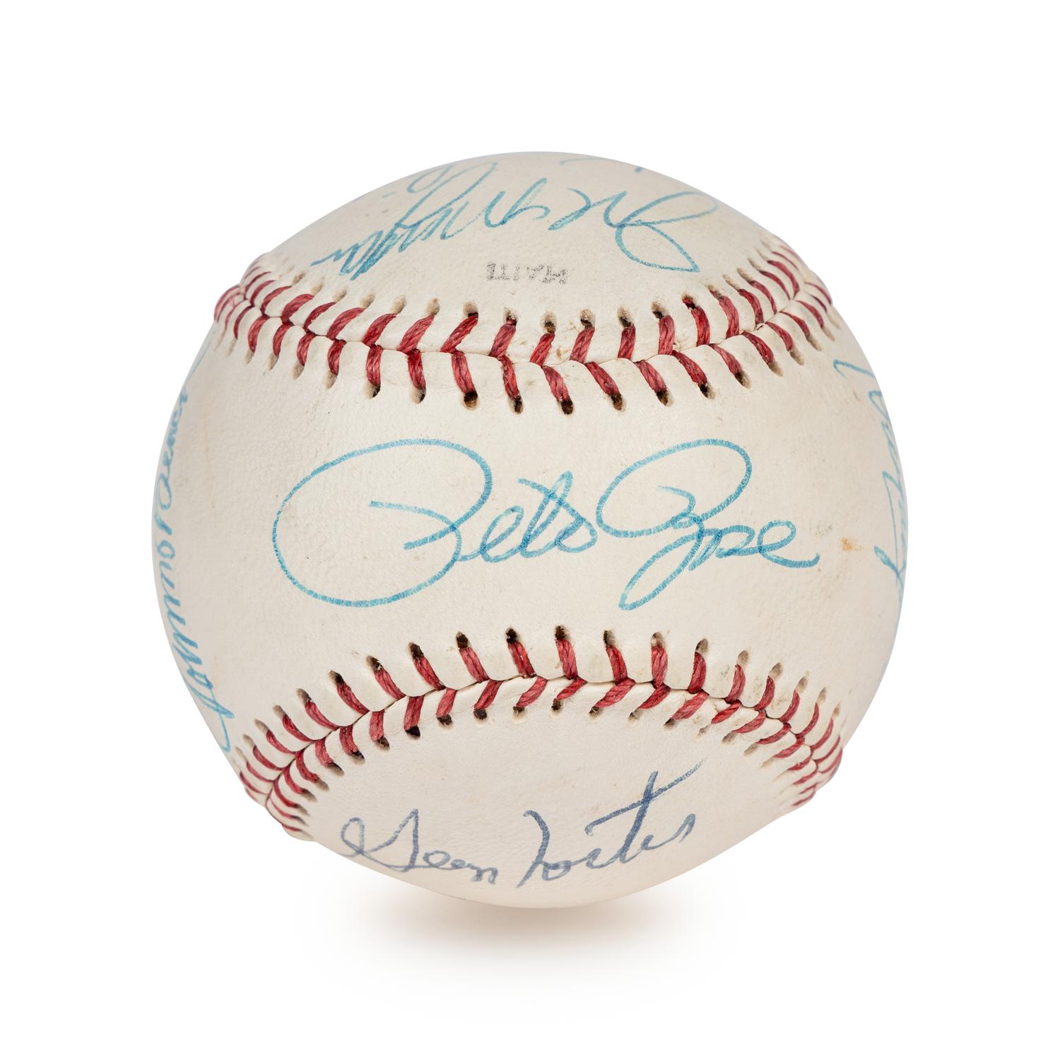 A 1975 Cincinnati Reds Big Red Machine Multi-Signed Autograph Baseball (Beckett Authentication Services Letter),
