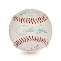 A 1975 Cincinnati Reds Big Red Machine Multi-Signed Autograph Baseball (Beckett Authentication Services Letter),