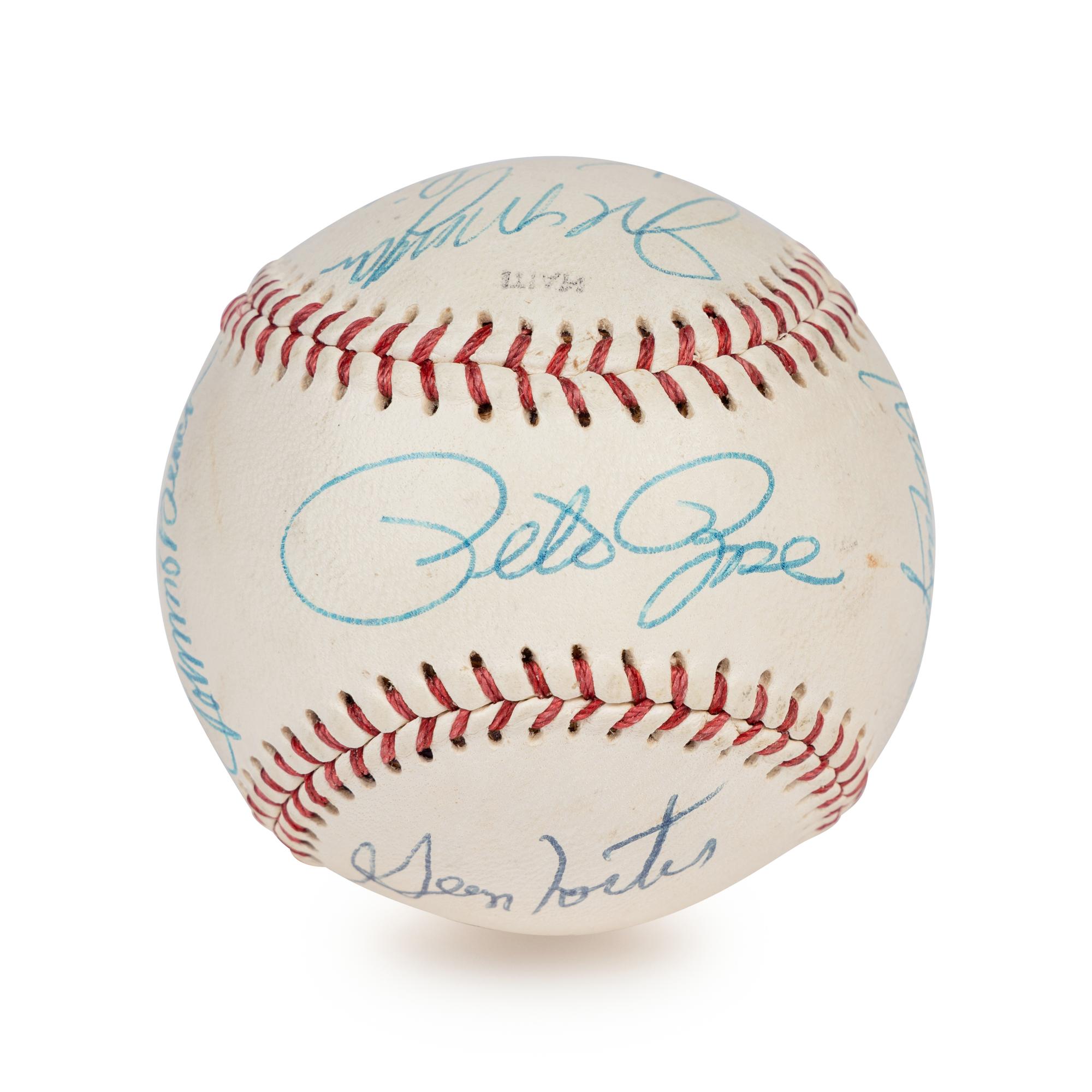 A 1975 Cincinnati Reds Big Red Machine Multi-Signed Autograph Baseball (Beckett Authentication Services Letter),