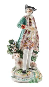 A Derby Porcelain Figure Height 7 1/8 inches. — 18TH CENTURY