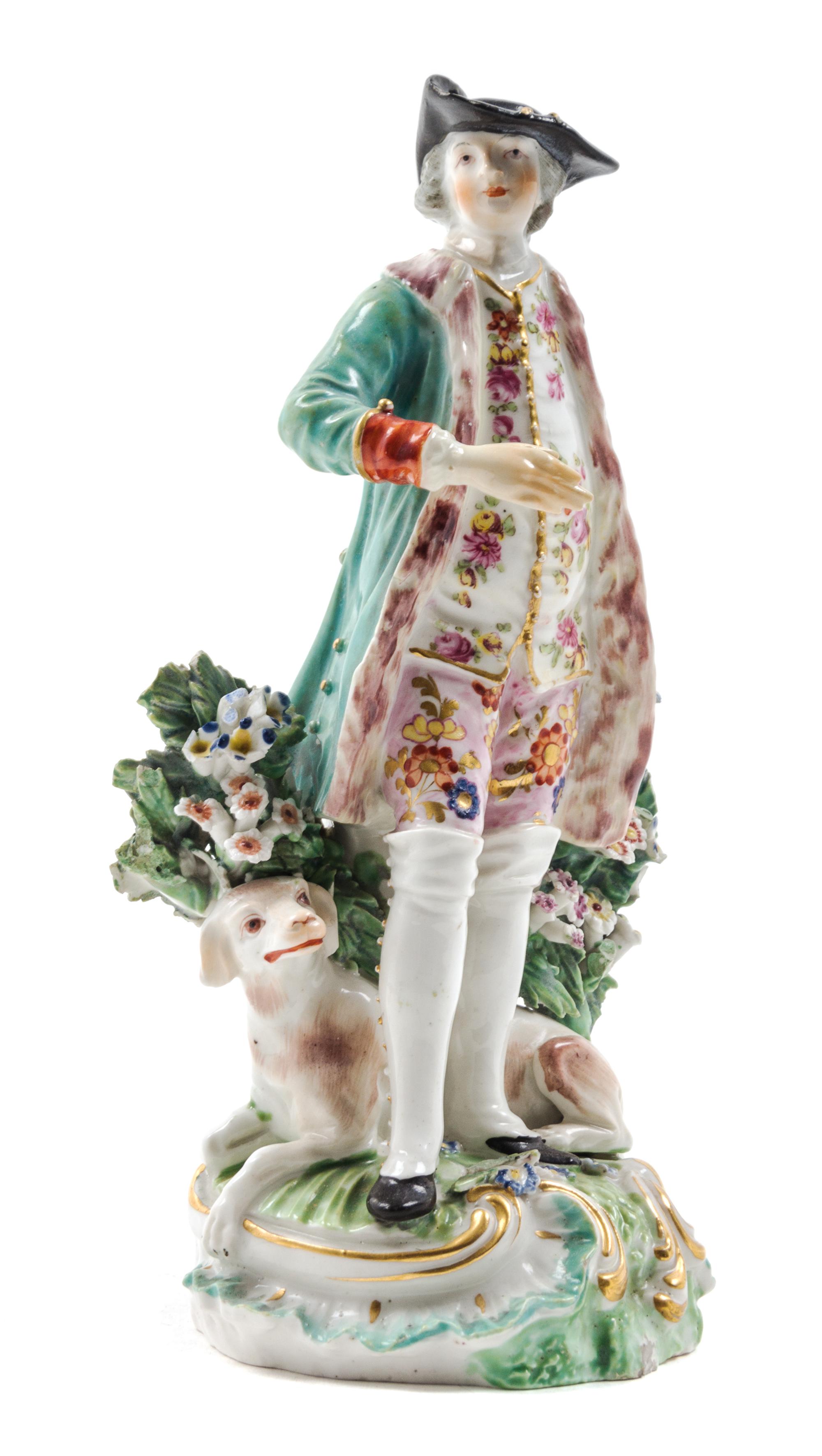 A Derby Porcelain Figure Height 7 1/8 inches. — 18TH CENTURY