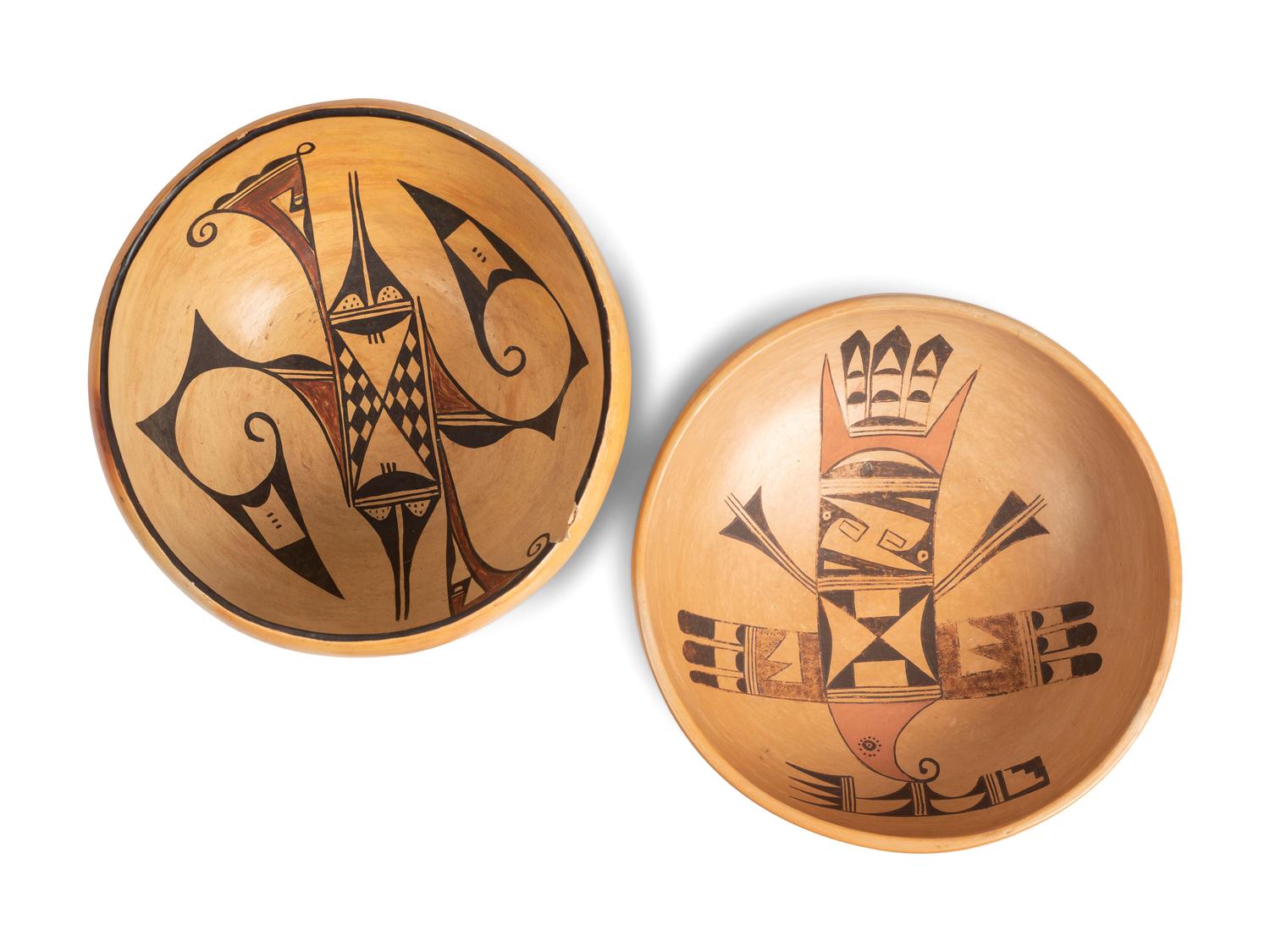 Hopi Pottery Bowls