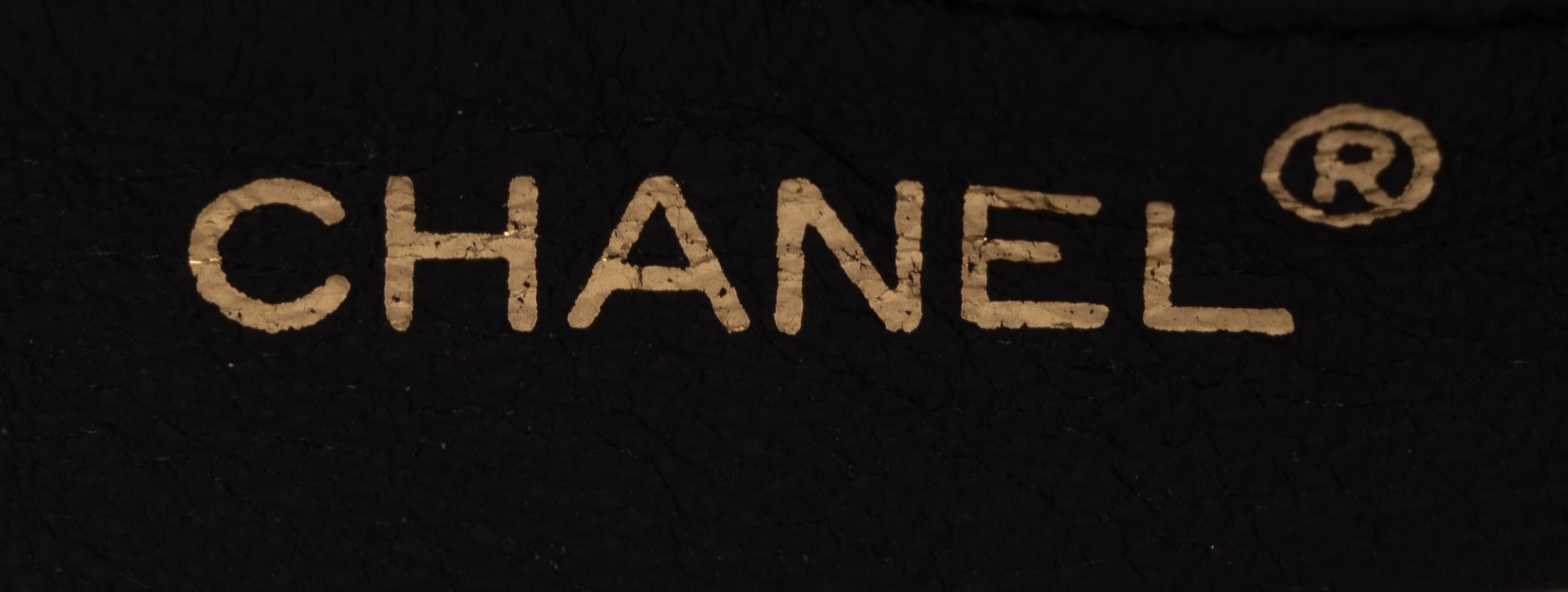 Chanel, Kelly Handle Bag in Black Caviar Leather