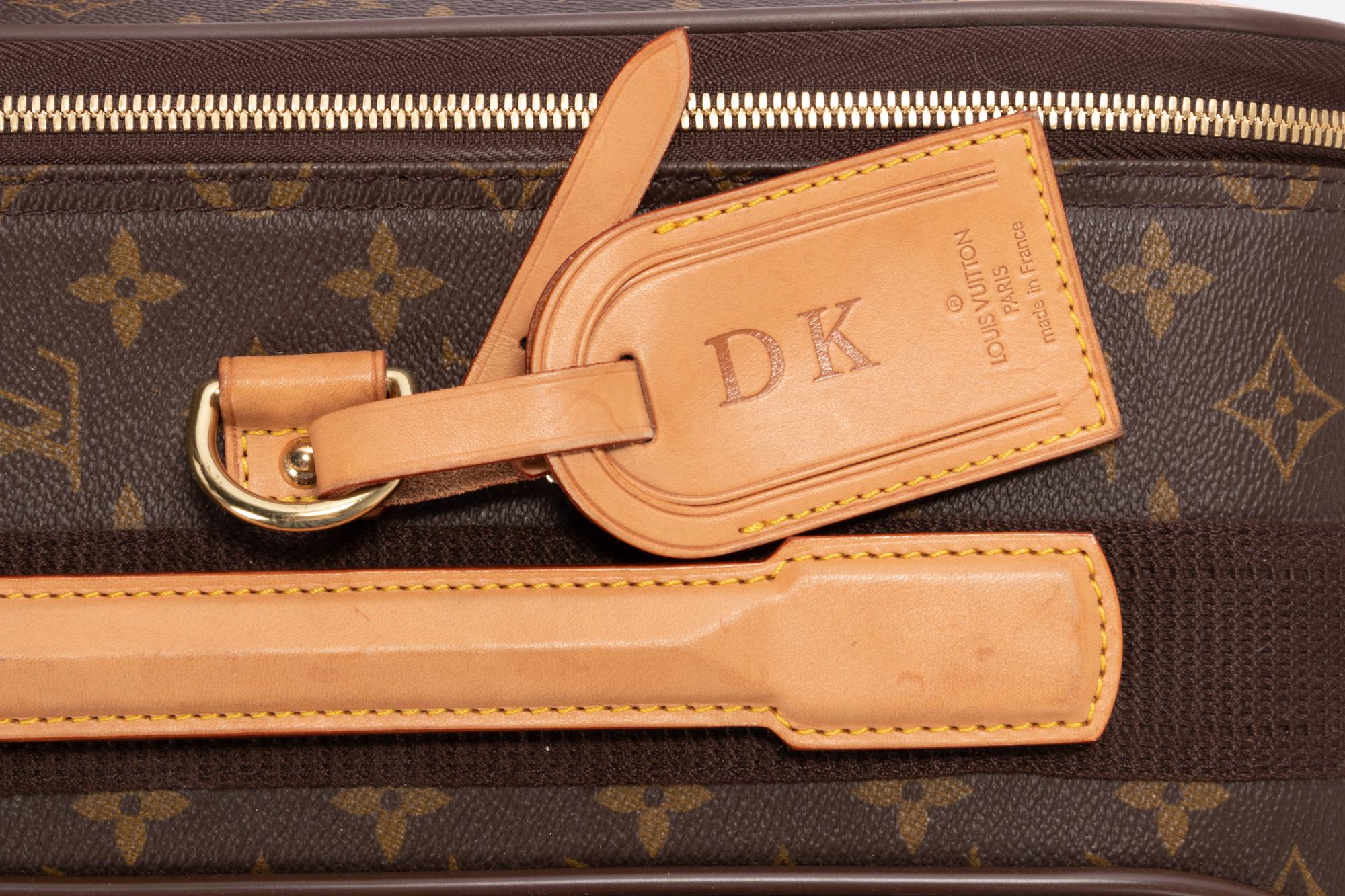 Three Louis Vuitton Monogram Rolling Luggage Pieces, 1990-2000s