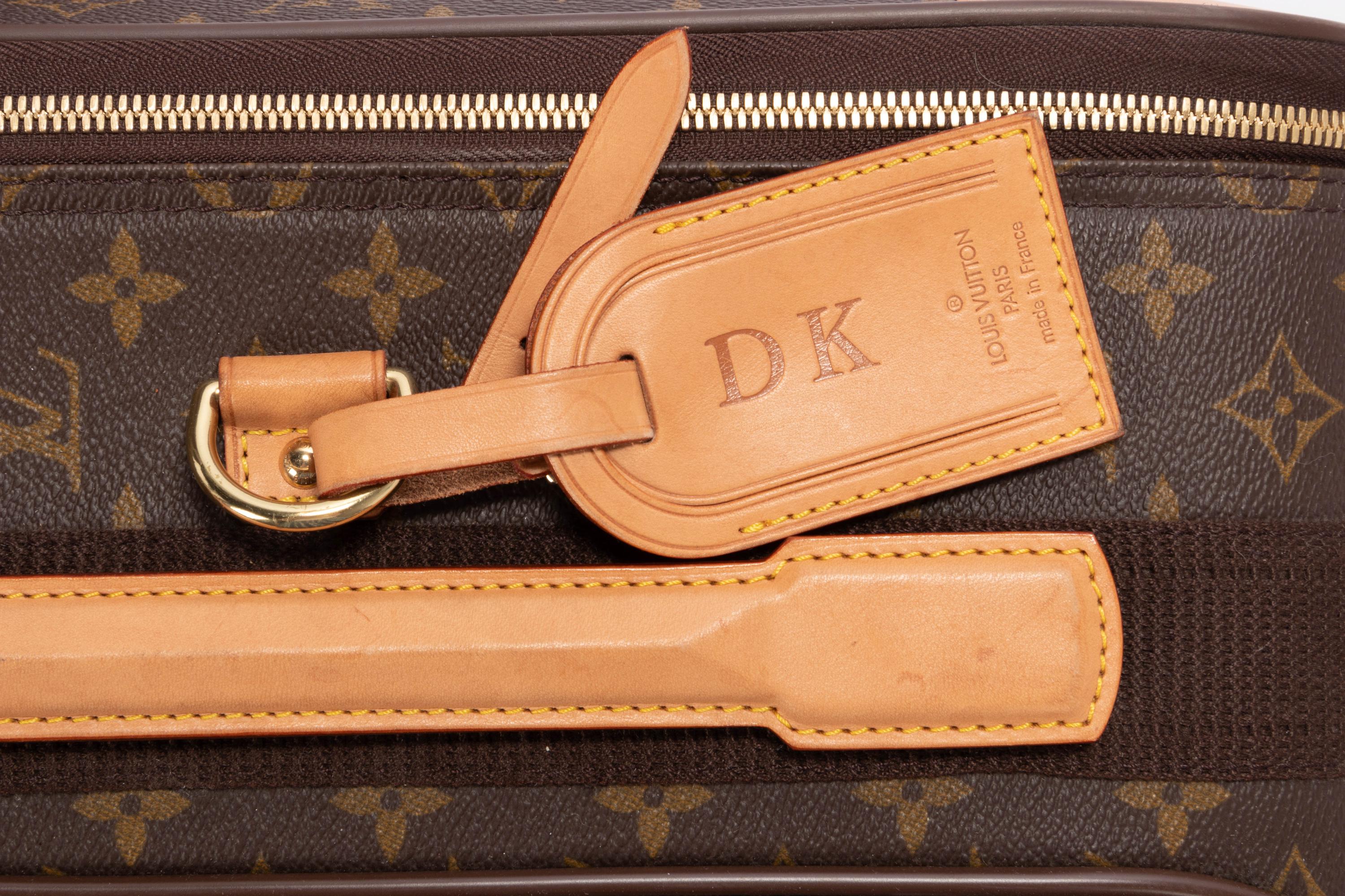 Three Louis Vuitton Monogram Rolling Luggage Pieces, 1990-2000s