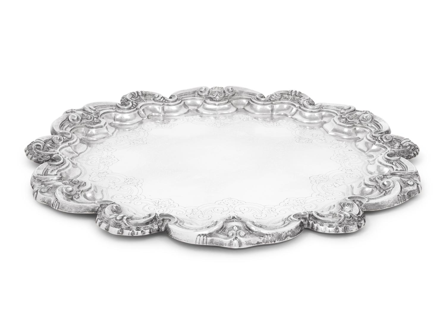 A Portuguese Silver Tray