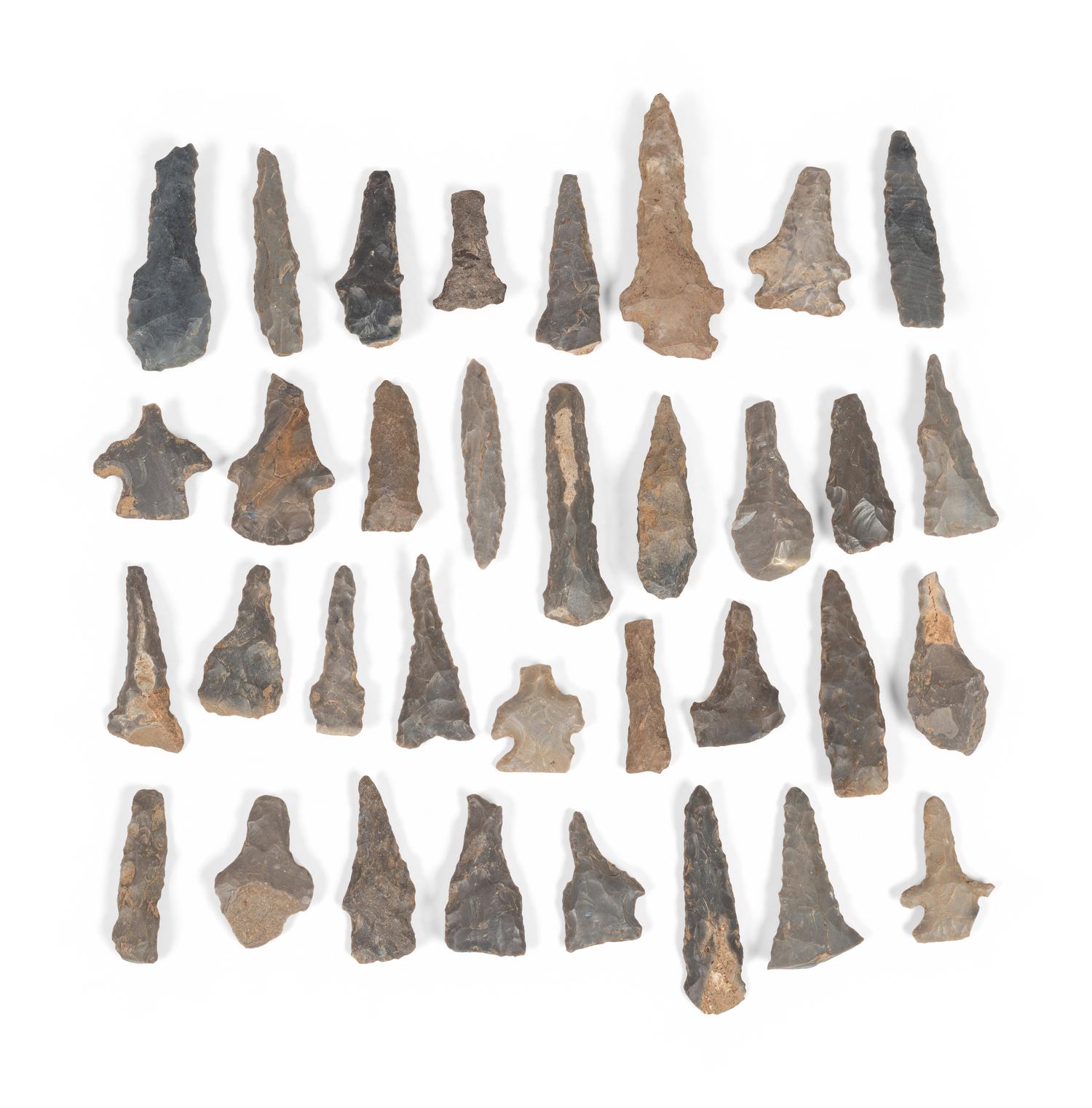 A Group of Drills and Drill Fragments