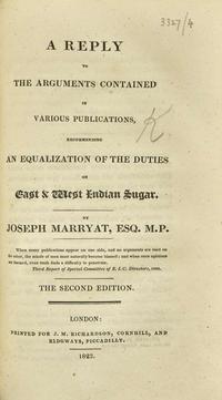 [British Isles] [Sugar Trade] Sammelband of 4 Pamphlets