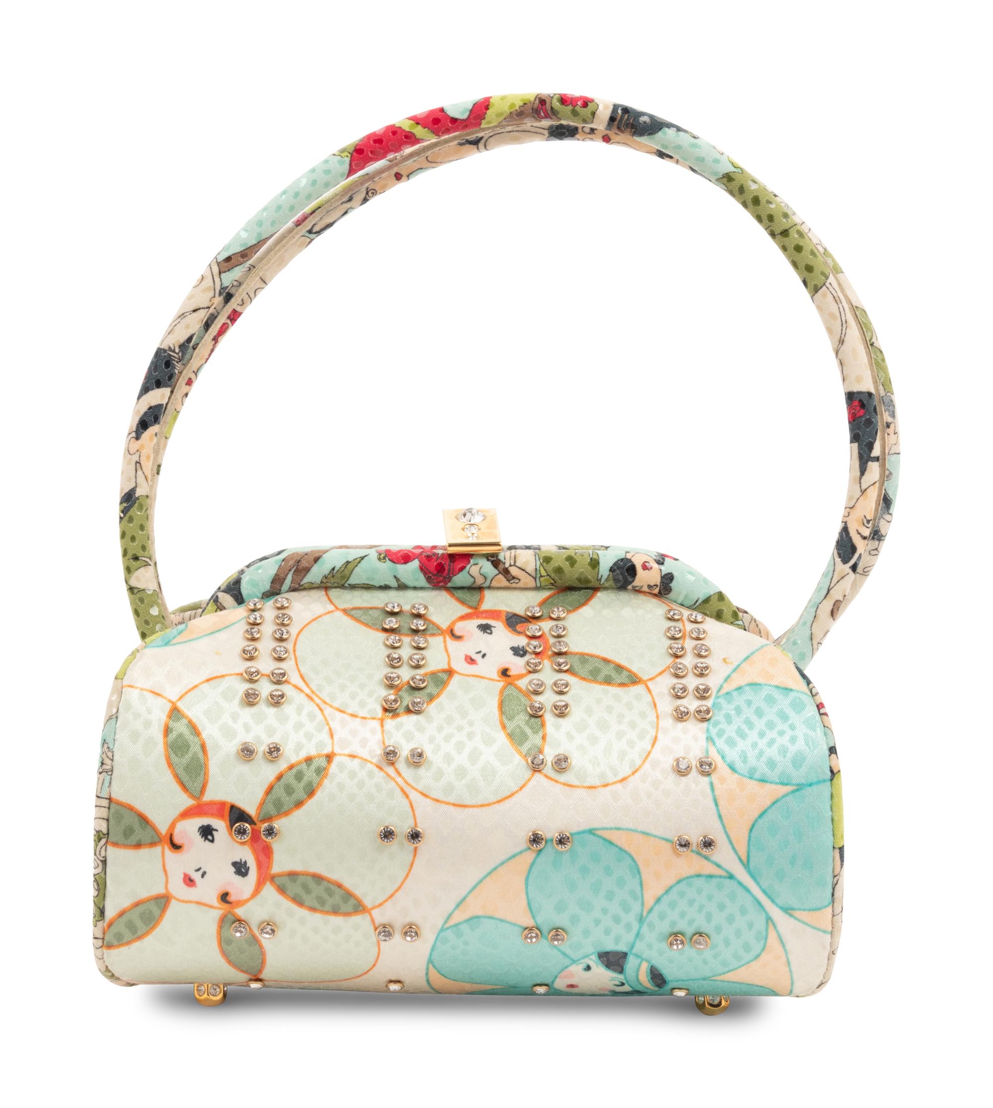 John Galliano Deco Patchwork Bag, 1990s
