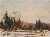 A Group of Five Paintings, (Early 20th century), Landscape Scenes