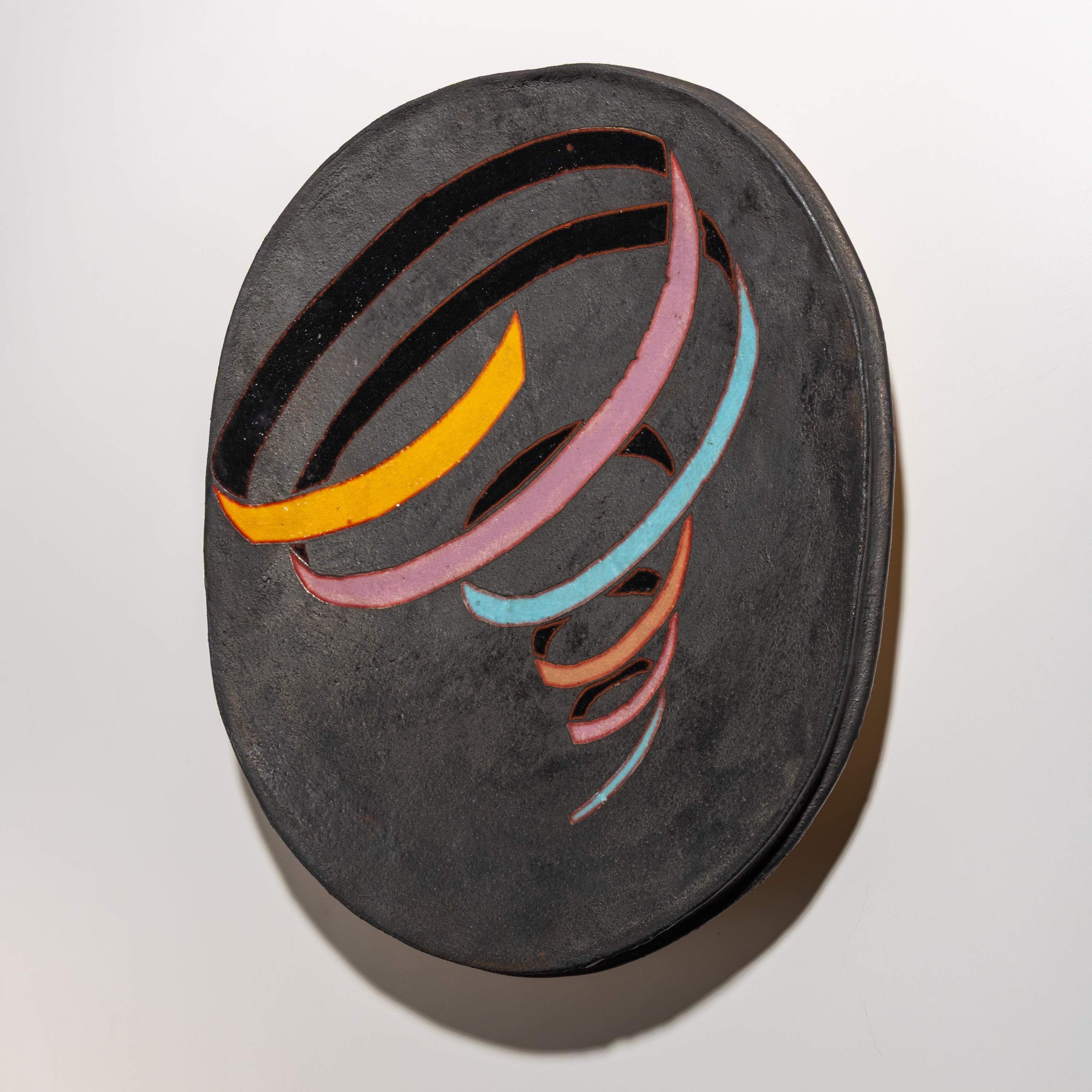 Jun Kaneko (American, b. 1942) — Oval, 1989