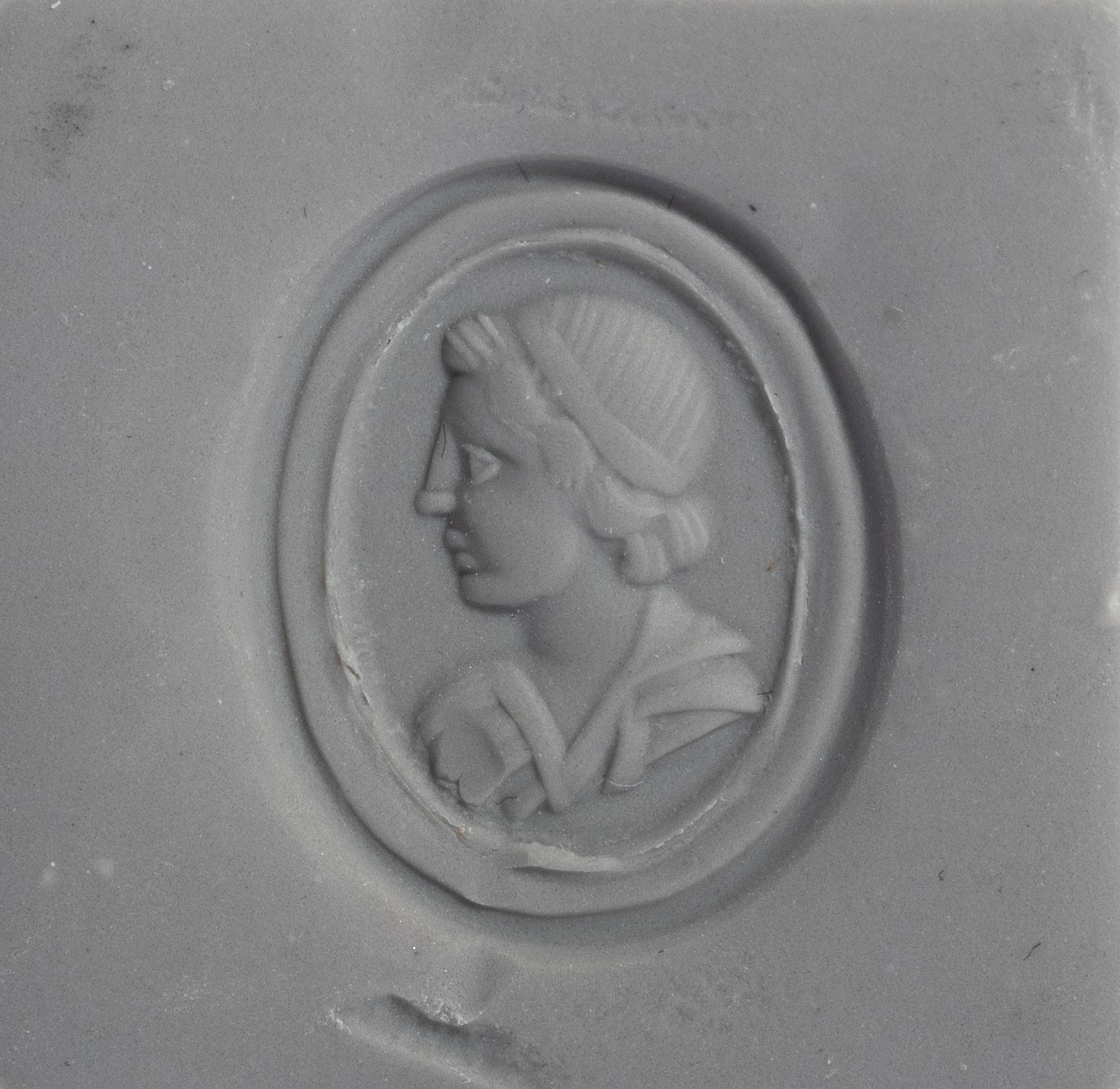 A Carnelian Finger Ring with a Male Portrait Bust, After the Antique