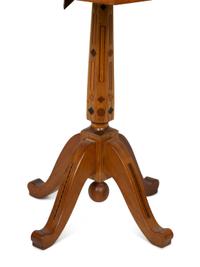 A Parquetry Decorated Various Woods Flip-Top Table