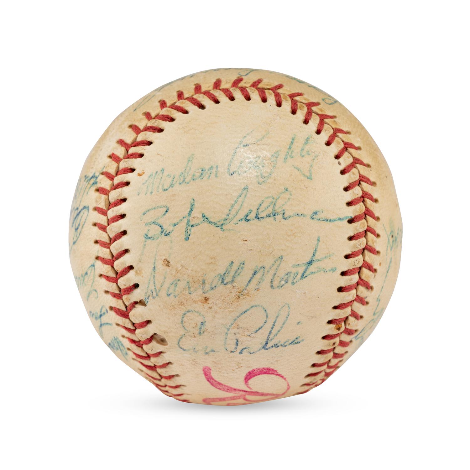 A 1961 Seattle Rainers Team Signed Autograph Baseball