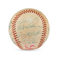 A 1961 Seattle Rainers Team Signed Autograph Baseball
