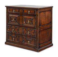 A Charles II Oak Chest of Drawers