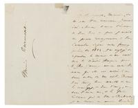 HUGO, Victor (1802-1885). Autograph letter signed ("Vr. Hugo"), to Mr. Durmont. N.p., n.d.