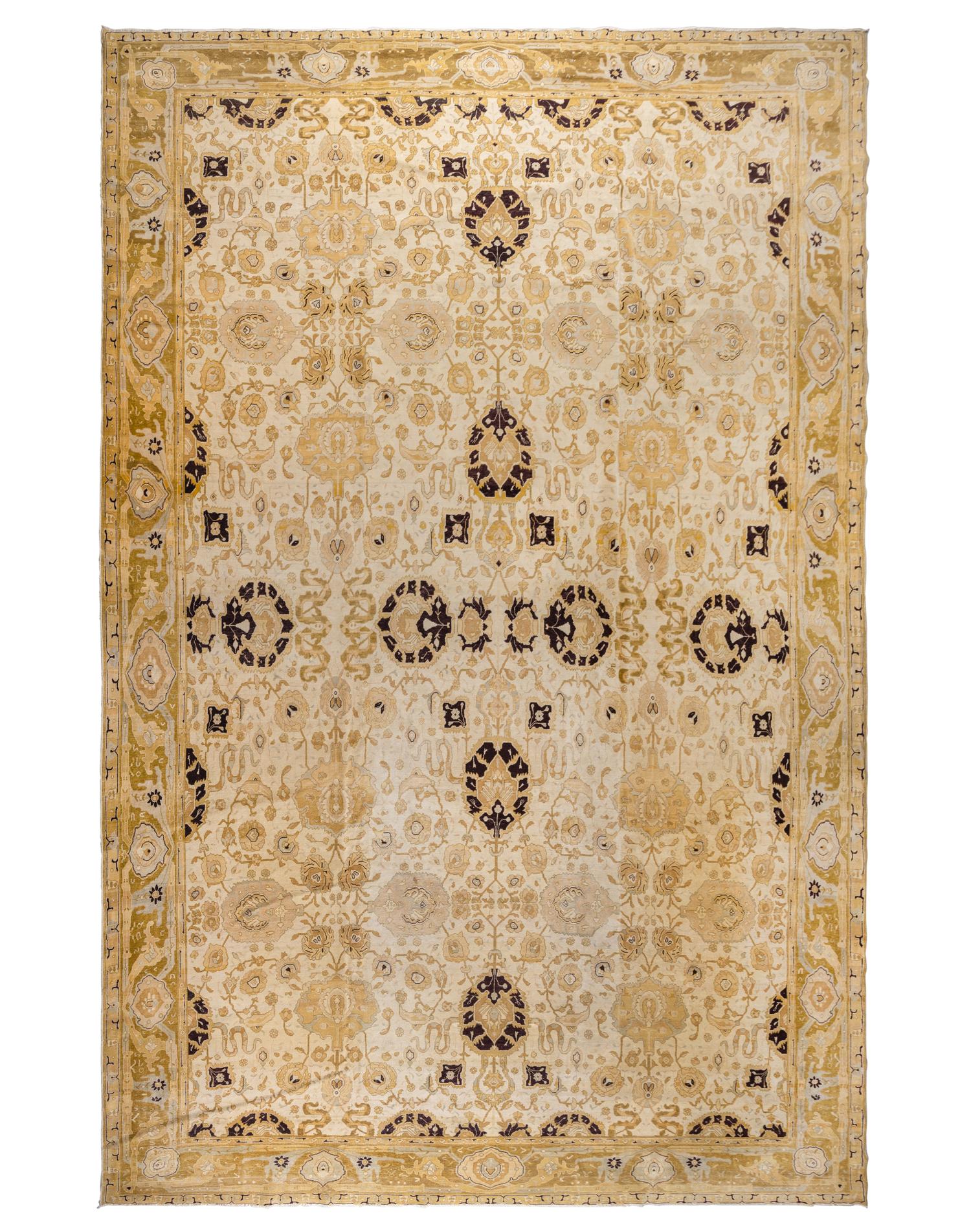 An Amritsar-Design Wool Rug