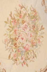 A Large Aubusson Style Wool Carpet