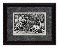 A Group of Nine Early Years of the Chicago Bears Photographs Formerly Displayed at Mike Ditka’s Restaurant.