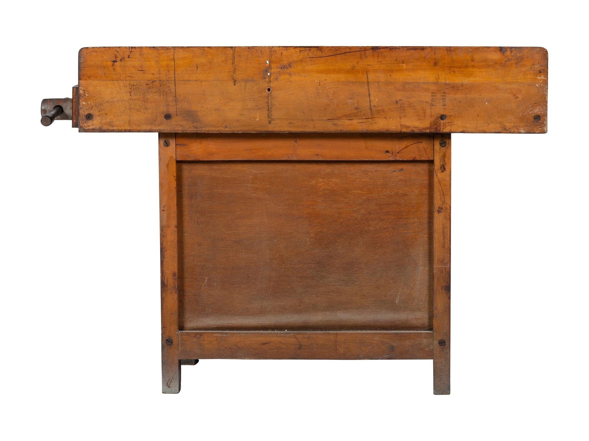 A Maple Work Bench with Vises