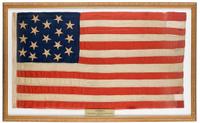 Rare seventeen-star Naval Color early 19th century