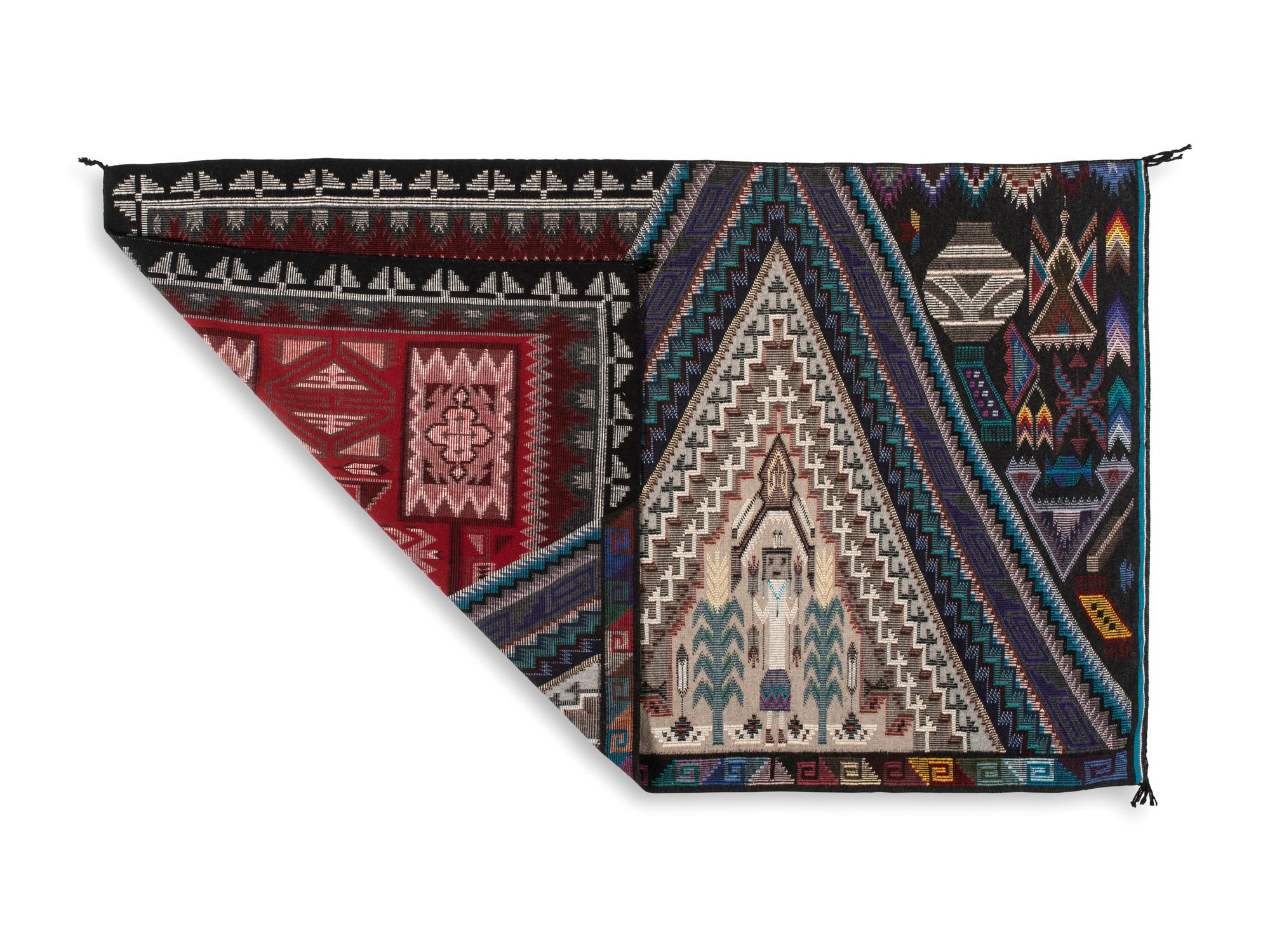 Blue Canyon, Raised Outline Weaving