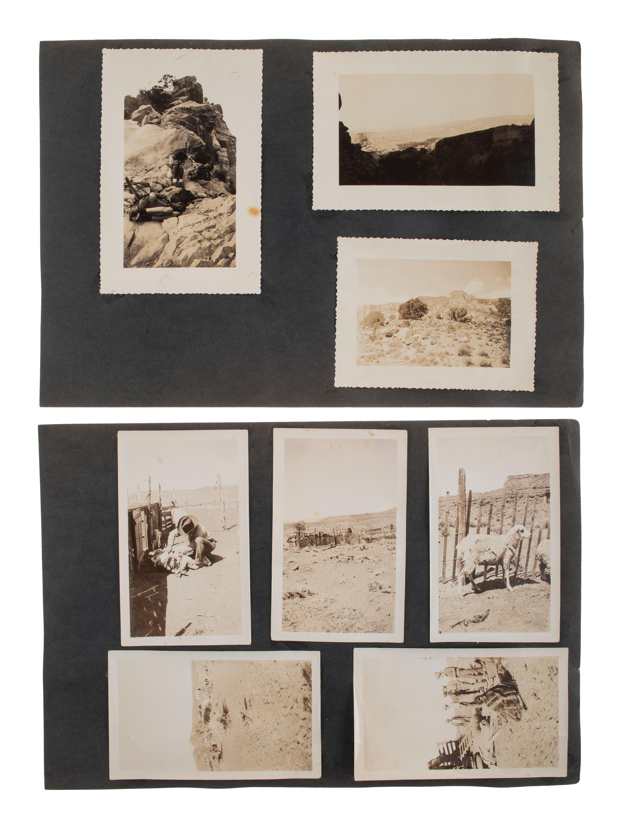 [NATIVE AMERICANS]. 125 photographs of Southwestern scenery, dwellings, and Native Americans.
