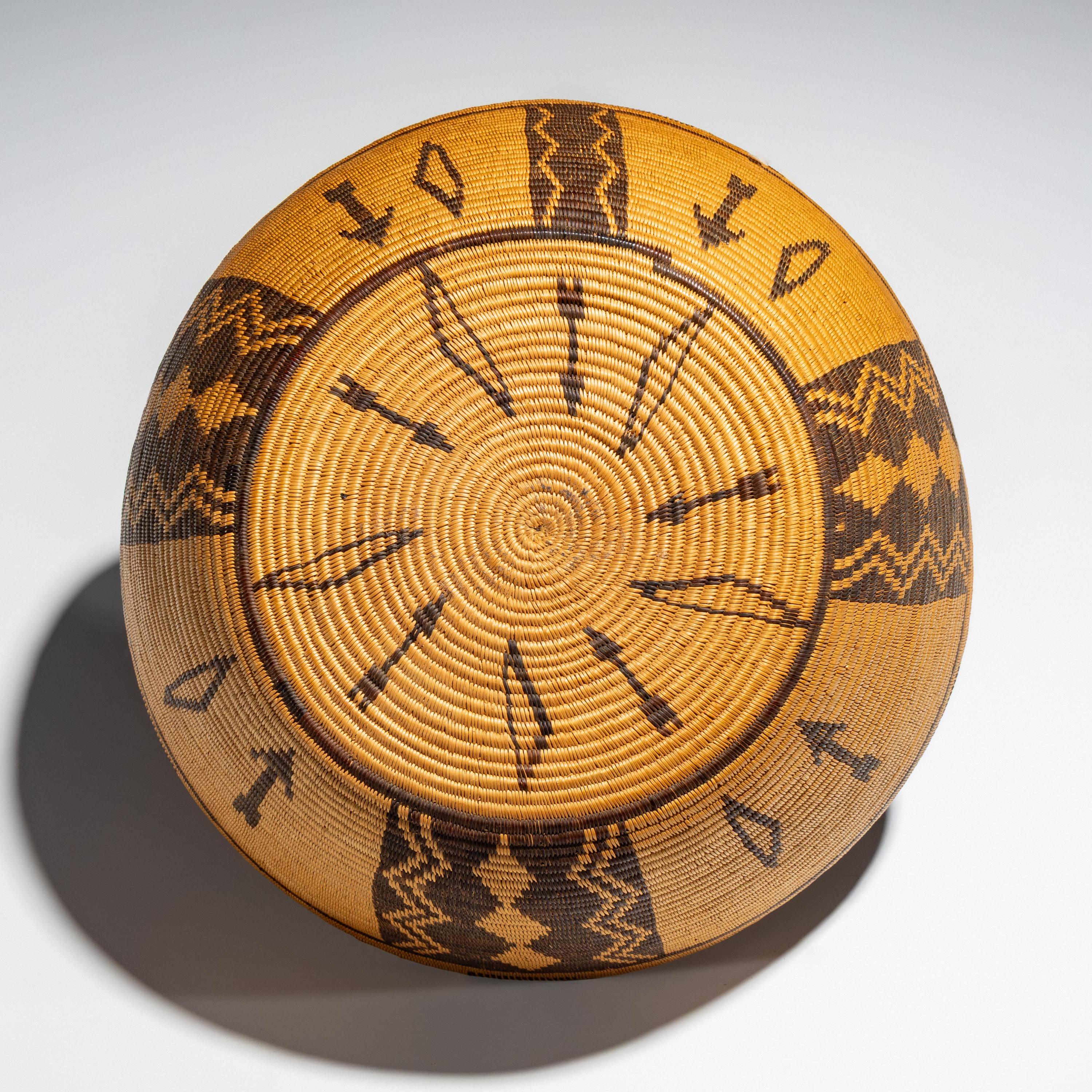 Paiute Pictorial Basket